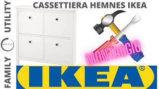 scarpiera hemnes ikea MONTAGGIO [upl. by Mayes281]