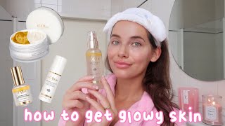 How to get glowy skin even in winter  d’Alba skincare routine [upl. by Ynoble]