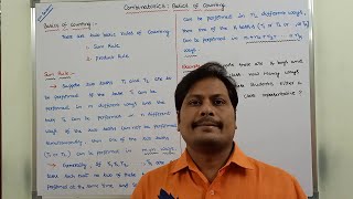 BASICS OF COUNTING  SUM RULE  PRODUCT RULE  EXAMPLE PROBLEMS ON SUM RULE  COMBINATORICS [upl. by Akenat]