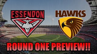 Round One Preview Vs Hawthorn [upl. by Danny]