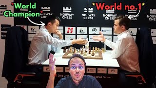 World Champion Ding Liren vs World no1 Magnus Carlsen  Norway Chess 2024 Armageddon [upl. by Einnaf]