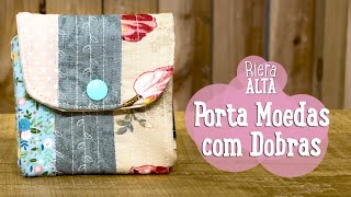 Costura Comigo  Porta Moedas com Dobras [upl. by Gottwald]