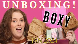 New Year New Box BOXYCHARM Unboxing January 2024 [upl. by Aniuqahs749]