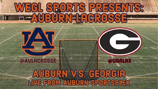 Auburn Mens Lacrosse Vs Georgia [upl. by Feer]