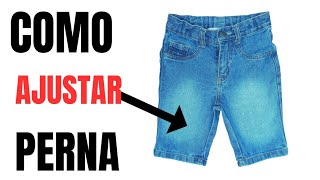 COMO AJUSTAR PERNA DE BERMUDA JEANS [upl. by Hepza265]