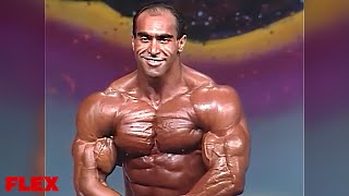 Nasser El Sonbaty  His 1st Olympia  1994 Mr Olympia Posing Routine [upl. by Eseela]