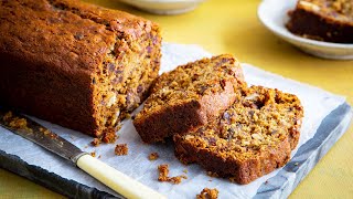 Date and Nut Loaf Cake Recipe  Hot Chocolate Hits [upl. by Masterson]