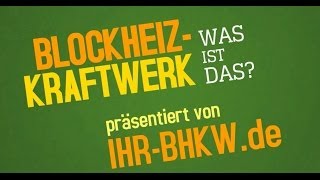 Was ist ein Blockheizkraftwerk  einfach erklärt [upl. by Raff]