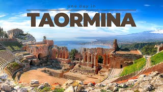 ONE DAY IN TAORMINA ITALY 🇮🇹  4K 60FPS  A wonderful place on the east coast of Sicily [upl. by Neibart]