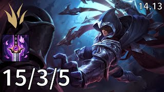 Talon Jungle vs KhaZix  EUW Master  Patch 1413 [upl. by Eycal]