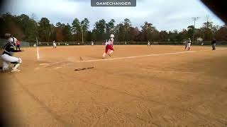 MDitty 2028 Double at bat November 2024 Richmond VA Fall College Showcase [upl. by Bale]