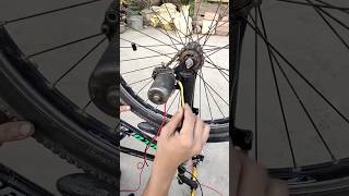 How to make electric bike using self motor  viralvideo selfmotor electric cycle [upl. by Jaal371]