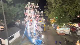 Typhoon On Ride POV Night at the 2024 TUSCARAWAS County Fair [upl. by Sivram686]