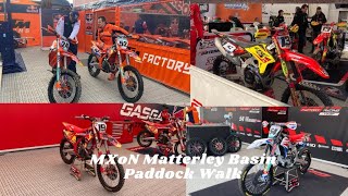 MXoN Matterley Basin Paddock Walk mxgp [upl. by Sivrahc]