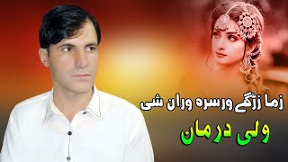 Pashto New Songs 2022 Zama Zargi Warsara Wran She  Wali Darman  New Pashto Tapay 2022  ولی درمان [upl. by Cir]