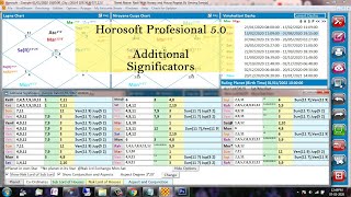 English  Horosoft Professional 50 Additional Significators [upl. by Thorley]