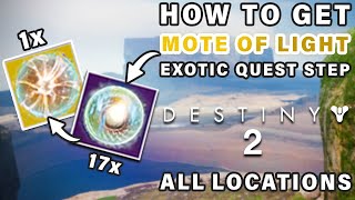 How to Get All 17 Motes of Light Locations  KHVOSTOV EXOTIC Quest Step ► Destiny 2 [upl. by Aletse698]