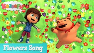 Kazoops 🌺 Flowers Song  cartoon for kids [upl. by Ttegirb]