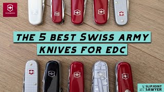 The 5 Best Victorinox Swiss Army Knives For Lightweight Urban EDC [upl. by Ydde275]