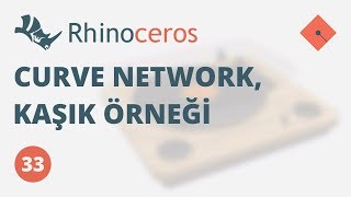 Yakın Kampüs  Rhinoceros Ders 33  Curve Network Kaşık Örneği [upl. by Humfrey]