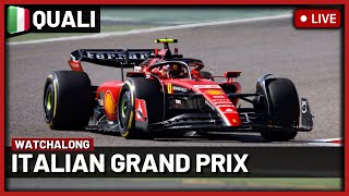 F1 Live  Italian GP Qualifying Watchalong  Live timings  Commentary [upl. by Einnor]