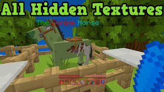 Minecraft Xbox One  PS4  Secret Blocks Hidden Textures [upl. by Yeltnarb327]