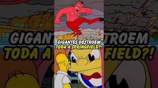 Gigantes destroem toda a Springfield simpsons thesimpsons shorts [upl. by Yahs]