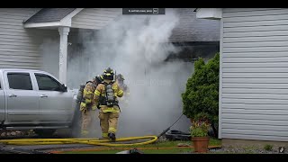 Scenes from a SecondAlarm Structure Fire in Farmington Minnesota [upl. by Demott]