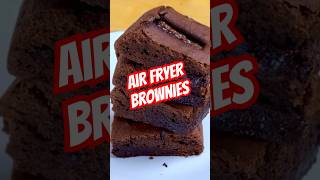 Air fryer Brownies with milk chocolate airfryer brownie shorts [upl. by Nylatsirhc296]