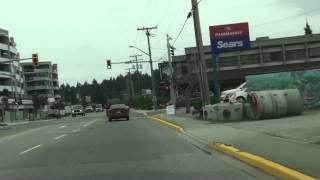 SECHELT DOWNTOWN BC CANADA SUNSHINE COAST 101 HWY [upl. by Ihel]