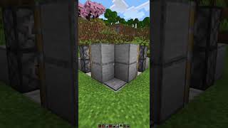 Minecraft Piston Door Tutorial😱もういいよ shorts [upl. by Enneira537]