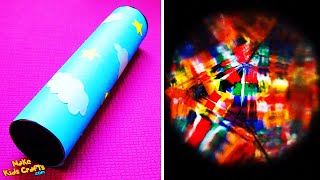 How to make a kaleidoscope  Craft Ideas  DIY [upl. by Htezzil]