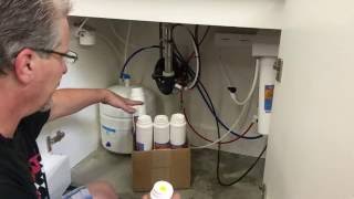 Servicing your PuroTwist Omnipure QSeries Reverse Osmosis RO System [upl. by Trant]