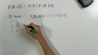 Lesson on Multiplication Rules of Probability  Advanced Multiplication [upl. by Nedak]