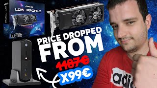 Asrock RELEASED A380 Low Profile with NO PCIE and 2 FANS🥶 Intel NUC A770m price drop [upl. by Eiggem]