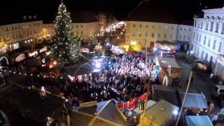 Weihnachtstour mdr Sachsenspiegel zu Gast auf dem Großenhainer Weihnachtsmarkt am 10122014 [upl. by Waldner672]