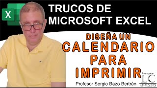 Diseña un CALENDARIO para IMPRIMIR [upl. by Ahsyia]