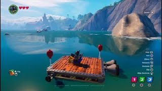 How to make drivable boat in lego fortnite [upl. by Berk]