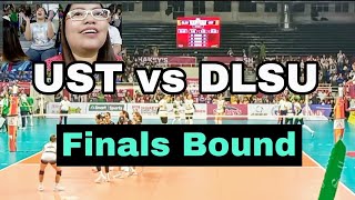 REACTION  DLSU bumawi sa UST  Shakeys Super League [upl. by Jacy]