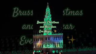 Brussels Christmas amp New Years Eve newyear christmas brussels belgium throughsadafslens [upl. by Royall533]