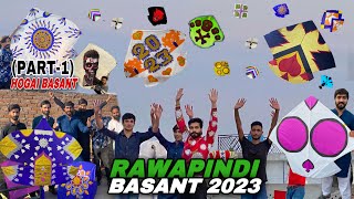 Rawapindi basant 2023 hogai🔥first time biggest basant in pakistan non stop kite flying 1million😱 [upl. by Aliuqehs]