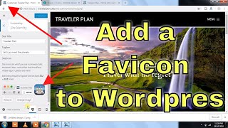 How to change favicon in wordpress theme [upl. by Aleyak]