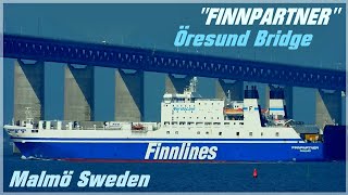 quotFINNPARTNERquot Finnlines most nad Sundem Malmö Szwecja  Ferries Channel [upl. by Cristal]