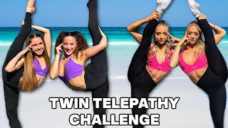 TWIN Telepathy CONTORTION Challenge ft Sofie Dossi amp Anna McNulty [upl. by Octavius63]