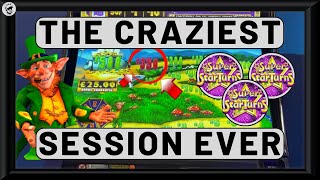 THE CRAZIEST SESSION EVER  NonStop JACKPOT Action On Rainbow Riches [upl. by Aleil]