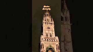 This is📍Germany Marienplatz  Munich city centre in evening  travel vibes bavaria shorts [upl. by Neumark]