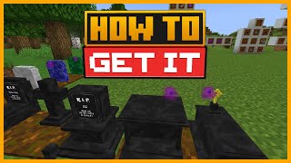 🟨 HOW to HAVE SOULS in the TOMBS in the CORAIL TOMBSTONE MOD in MINECRAFT [upl. by Medlin]