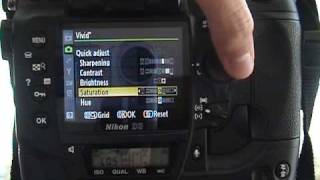 Nikon Camera Tutorials picture control settings [upl. by Romelle]