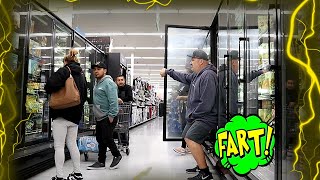 Funny Wet Fart Prank At Walmart My Giblets on Fire [upl. by Annaya]