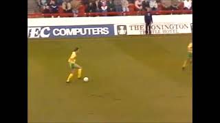 Nottingham Forest v Norwich City 09121989 [upl. by Nuahsyd]